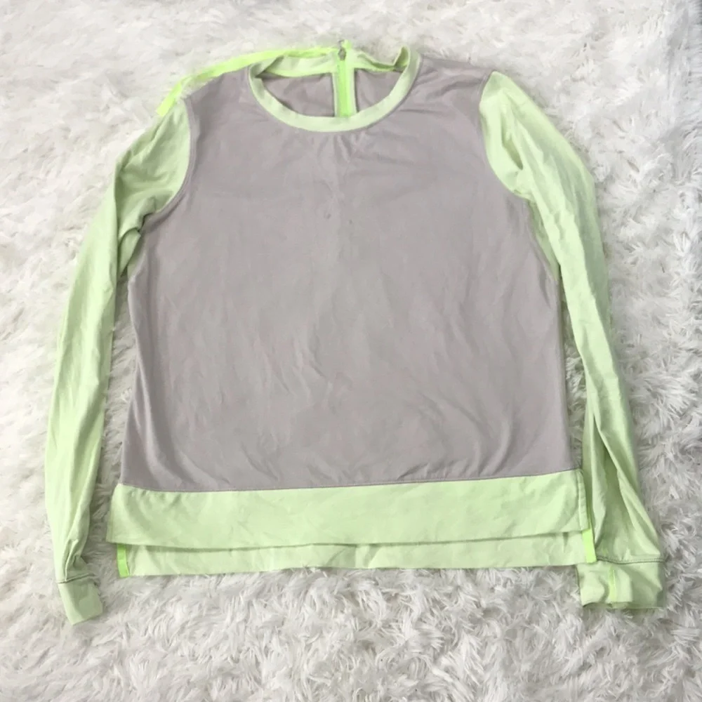 Lululemon Warm Up Crew Dune Faded Zap